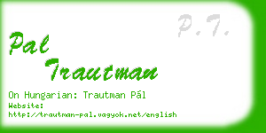pal trautman business card